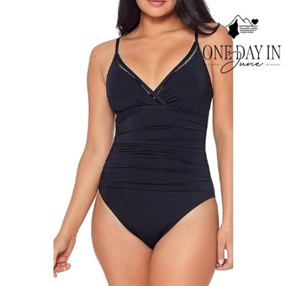 Zando Tummy Control One Piece Swimsuit Size L